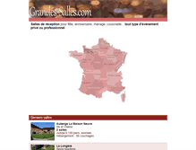 Tablet Screenshot of grandes-salles.com